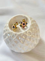 HMG Enamel Серьги Flower mix  арт.0679