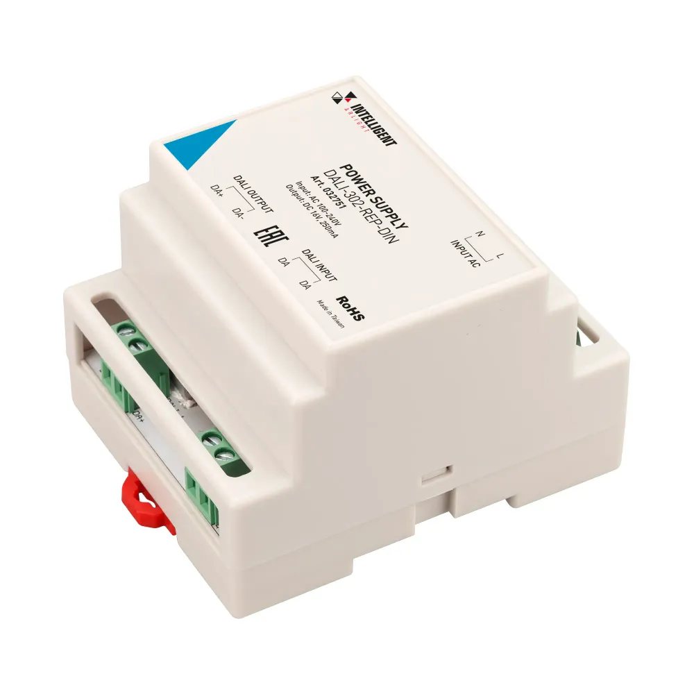 INTELLIGENT ARLIGHT Блок питания шины DALI-302-REP-DIN (230V, 250mA) (IARL, IP20 Пластик, 3 года) INTELLIGENT ARLIGHT Блок питания шины DALI-302-REP-DIN (230V, 250mA) (IARL, IP20 Пластик, 3 года)