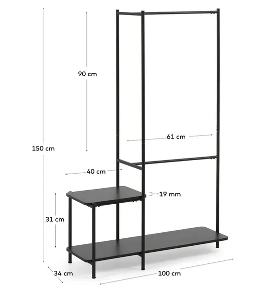 Система хранения верхней одежды Galatia 150х100 см | La Forma | Испания | Купить в Hallberg.ru