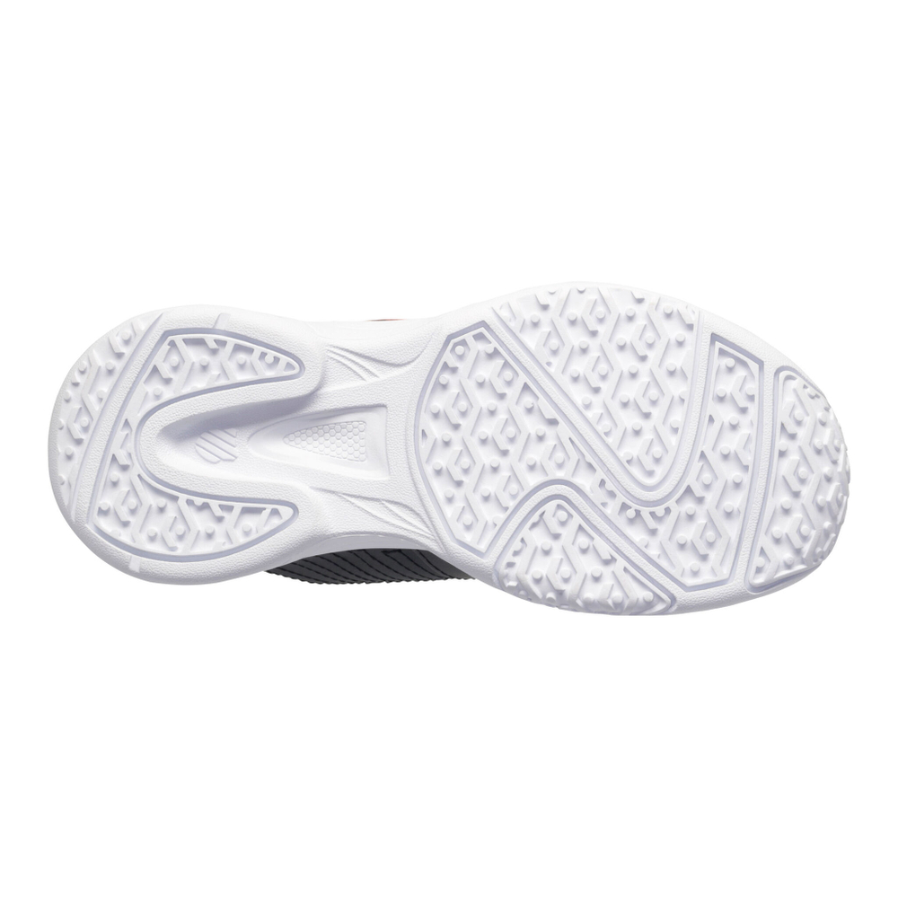 Детские теннисные кроссовки K-Swiss Express Strap Omni All Court Shoe Kids - Black, Orange