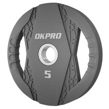 Диск олимпийский обрезиненный 10 кг OKPRO