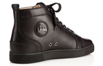 Christian Louboutin Louis Flat High Black Black