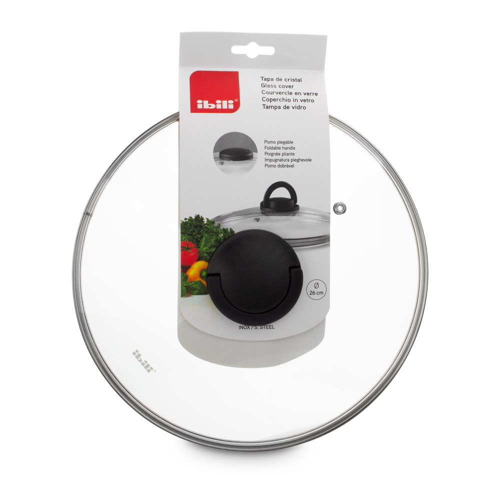 Крышка стеклянная 28см Ibili Kitchen Aids 970928
