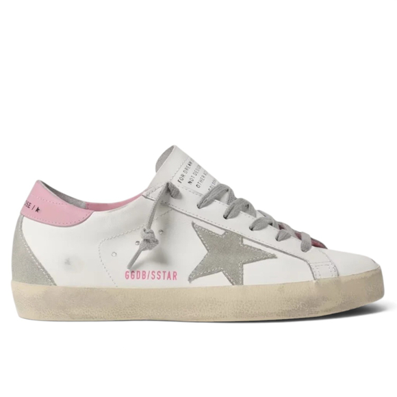 Women’s Golden Goose 'Superstar' Distressed lace-up trainers