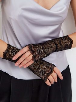 Митенки (черный 7)