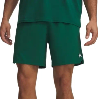 Мужские теннисные шорты Under Armour Vanish Woven DC - campus ivy/white