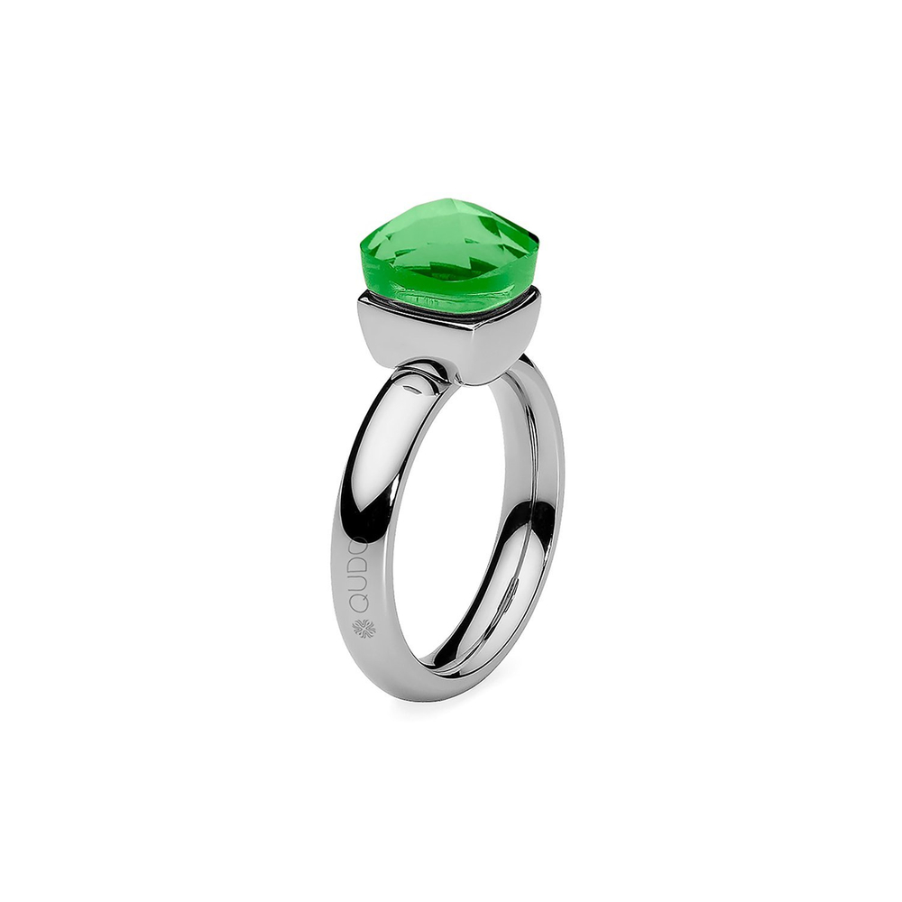 Кольцо Qudo Firenze peridot 16.5 мм 610842/16.5 G/S размер 16,5