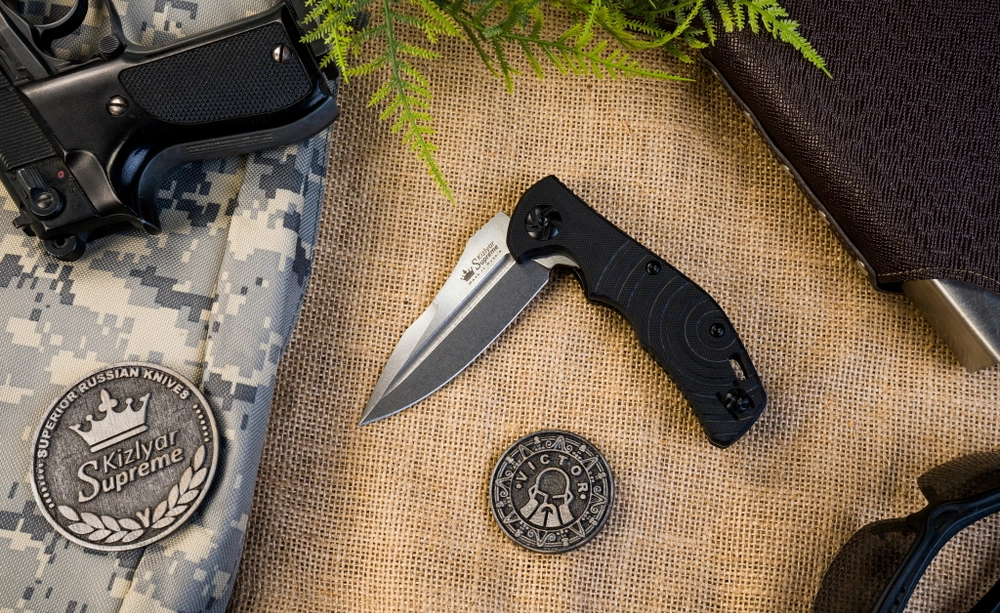 Складной нож Bloke Z Elmax (Cryo) StoneWash