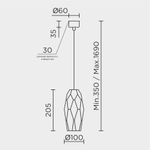 Подвесной светильник MODELUX ML.88955.1 CL