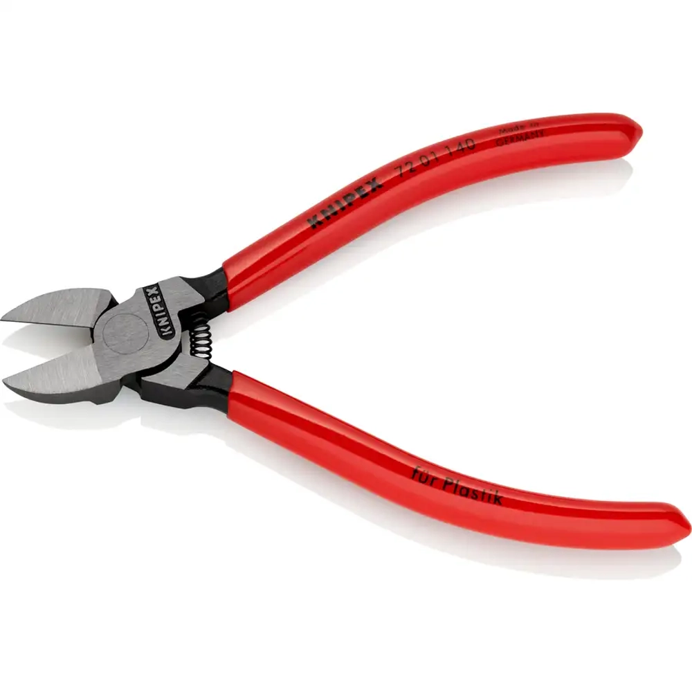 Кусачки боковые для пластмассы 140 мм Knipex 72 01 140