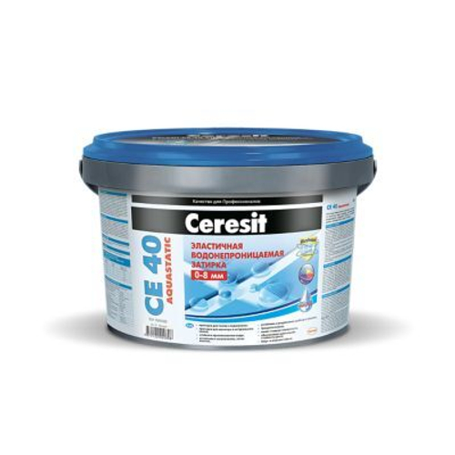 ЗАТИРКА CERESIT CE 40 ЭЛАСТИЧНАЯ КИВИ 2КГ 1956553