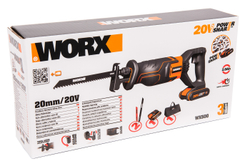 Сабельная пила аккумуляторная WORX WX500
