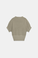 ТРИКОТАЖНЫЙ ТОП ПРИТАЛЕННОГО КРОЯ — ZARA