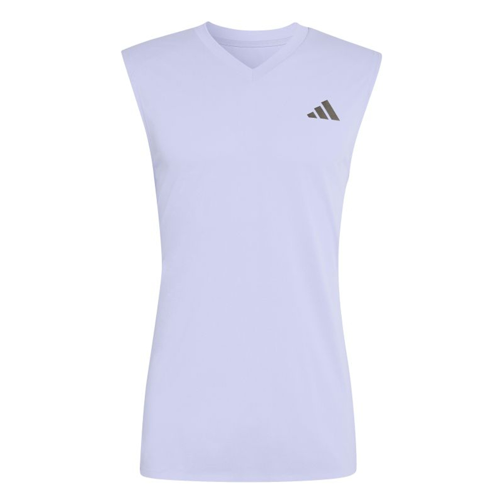 Мужская теннисная футболка Adidas Sleeveless - violet tone
