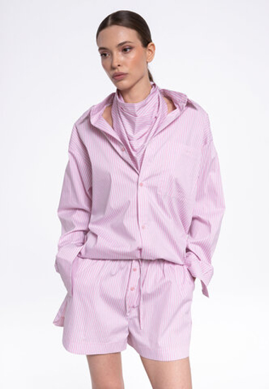 «Relaxed cotton» Комплект тройка рубашка, шорты и косынка.