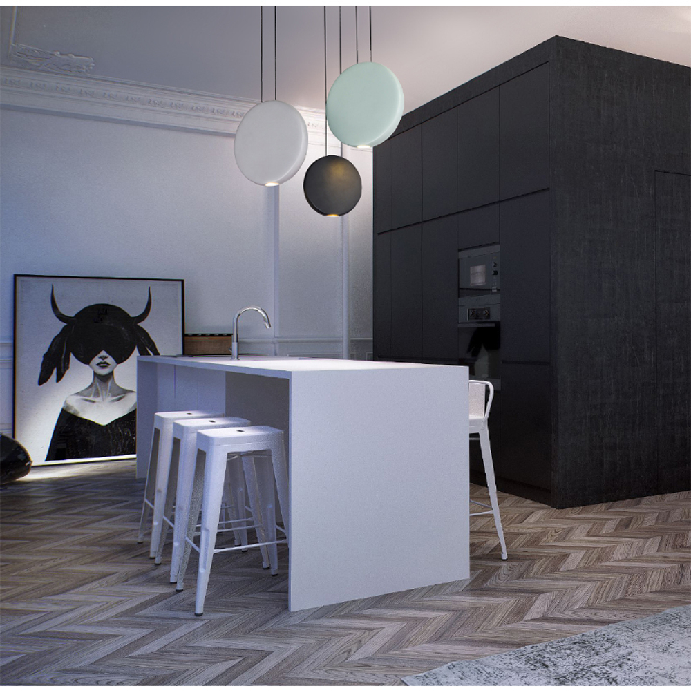 Pendant design lamp Cosmos by Vibia (4 lampshade )