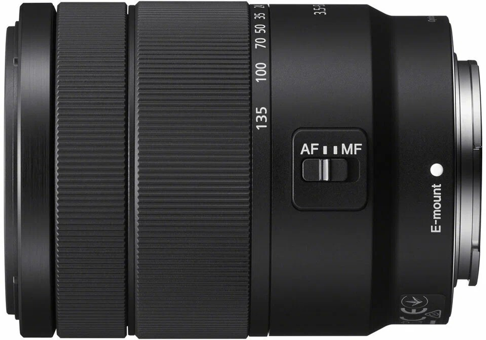 Sony E 18-135mm F3.5-5.6 OSS (SEL18135), черный