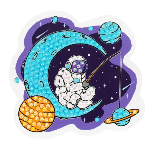 Алмазная (кристальная) мозаика Фрея ALVN-306, наклейки Космос, 8х8.5 см