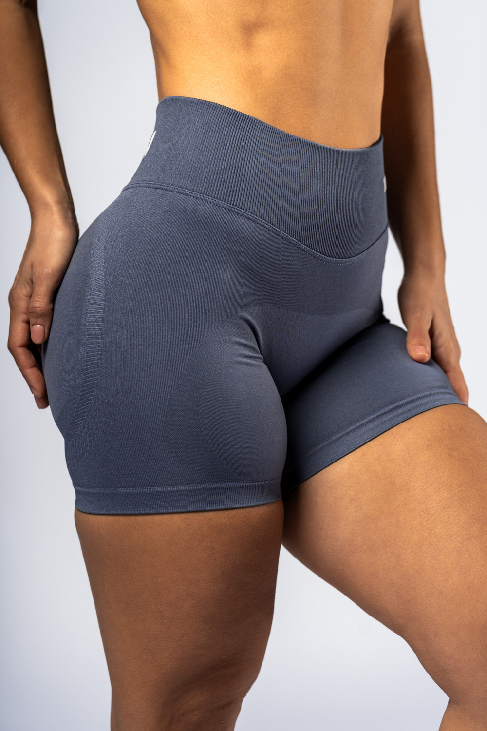 Шорты High-Waist Push-Up Shorts POWER 893 Серые