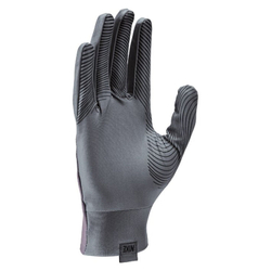 Перчатки для бега NIKE MEN'S BASE LAYER GLOVES S LIGHT, карбон, черный N.WG.I3.034.SL