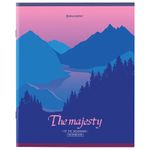 Тетрадь А5 48 л. BRAUBERG скоба, клетка, обложка картон, "Majesty", 404368, 5шт