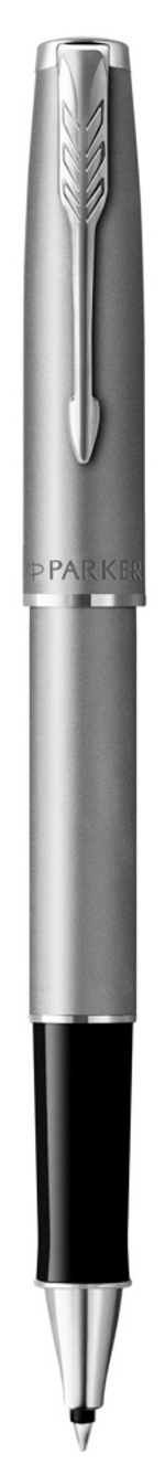 Ручка роллер Parker Sonnet T546  Stainless Steel CT, стержень: F, цвет чернил: black, в подарочной упаковке