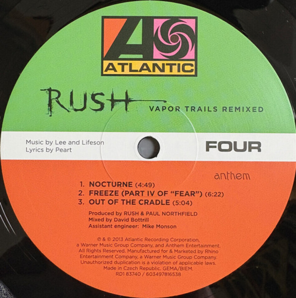 Rush / Vapor Trails Remixed (Limited Edition)(2LP)