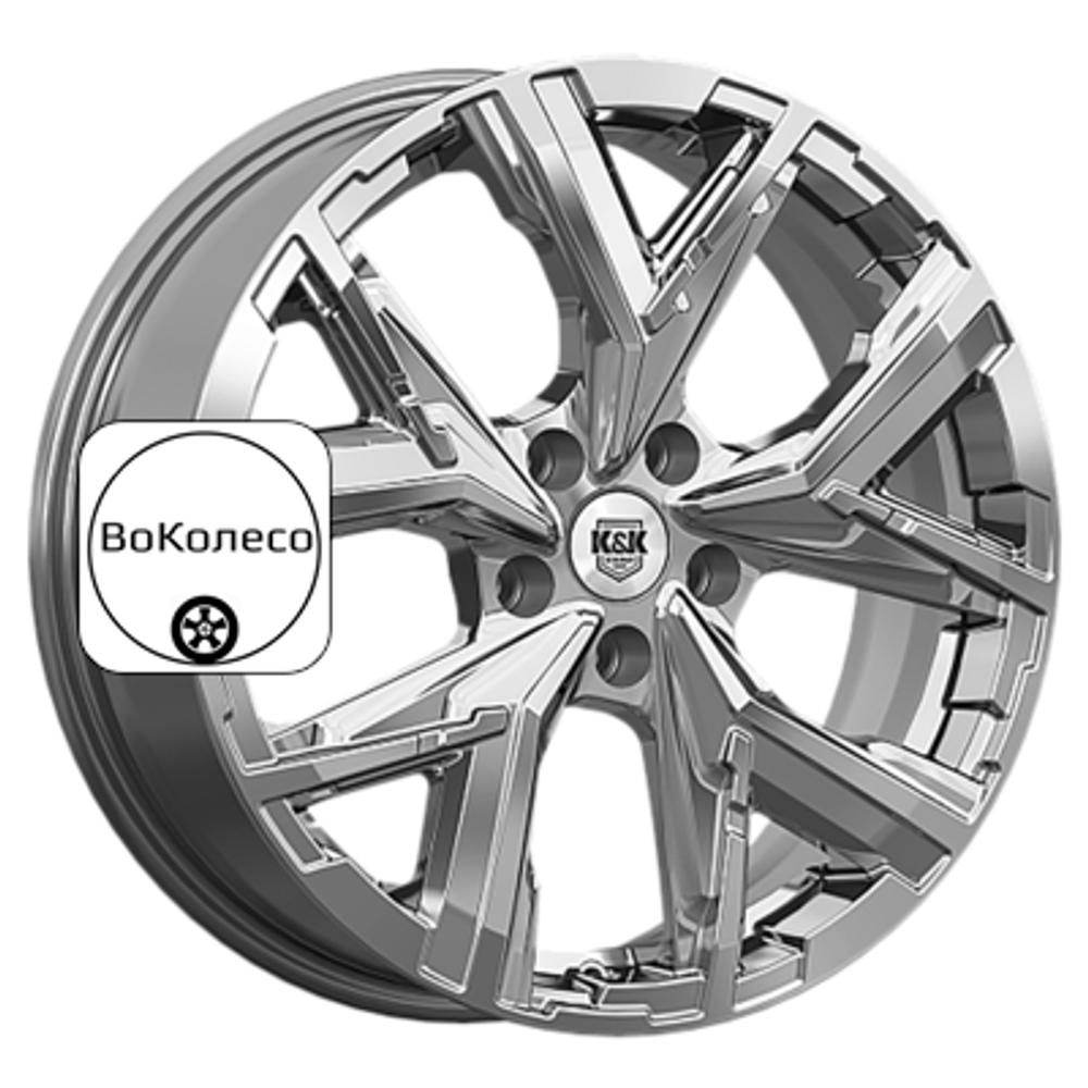 6,5x18/5x114,3 ET34 D66,6 Айона (КС1169) Дарк платинум K&K