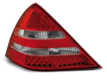 Задние фонари red white led v1 для Mercedes SLK R170