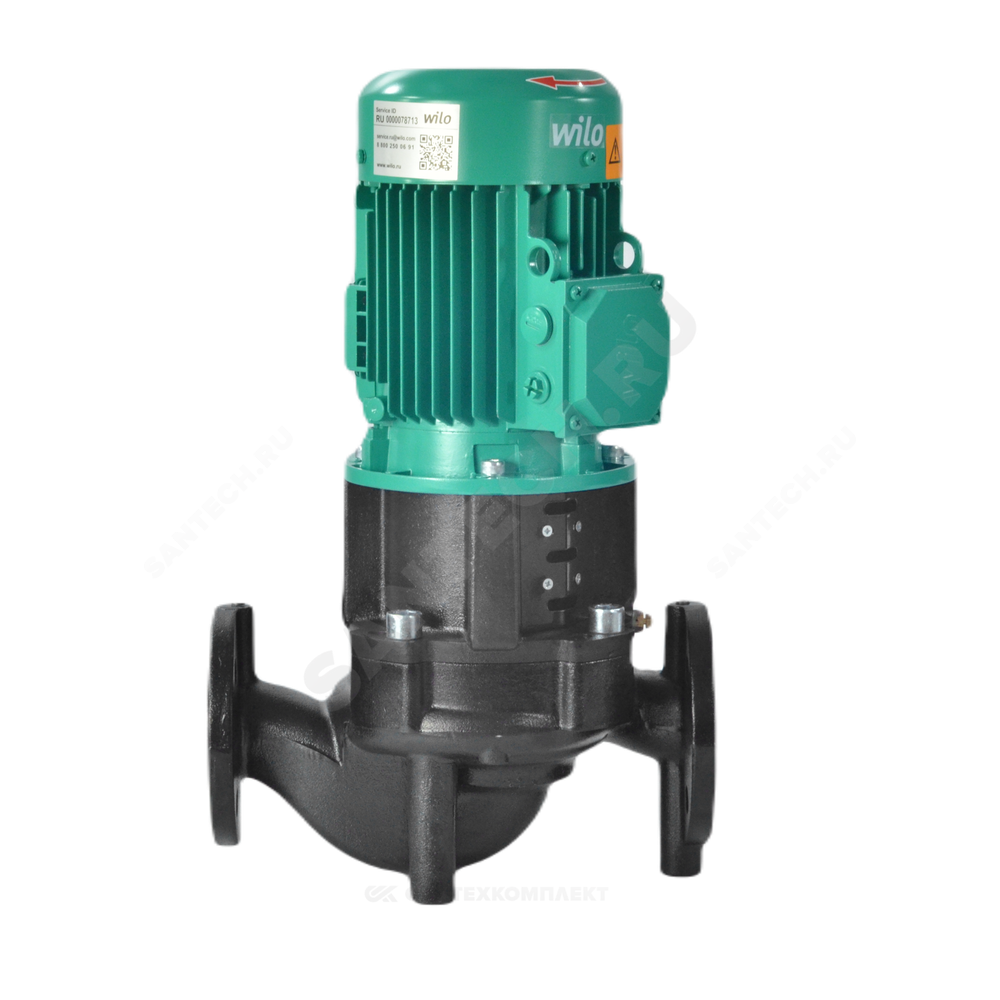 Насос ин-лайн с сухим ротором IL 50/220-11/2-IE3 PN16 3х400В/50 Гц Wilo 2458087