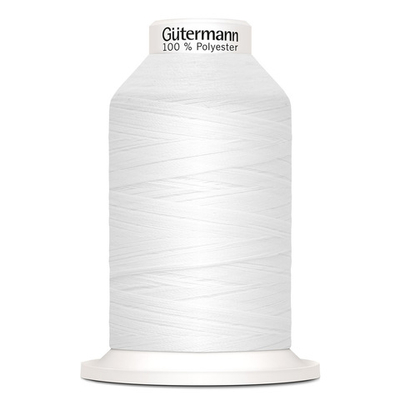 Нитки оверлочные Gutermann Miniking 120 (1000 метров), 5 кат. | _800 белый (Arta 001)
