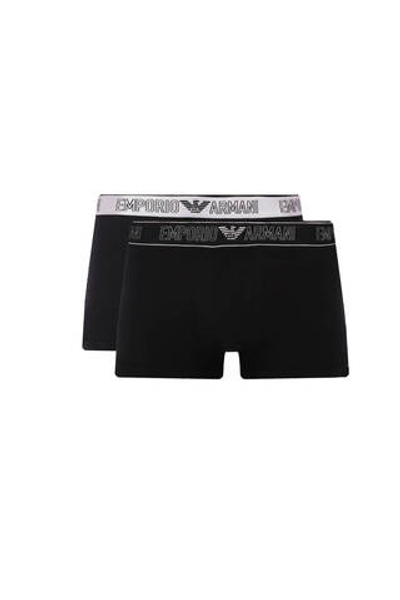 Трусики-боксеры 2шт. Emporio Armani - черный(111210 3F598)