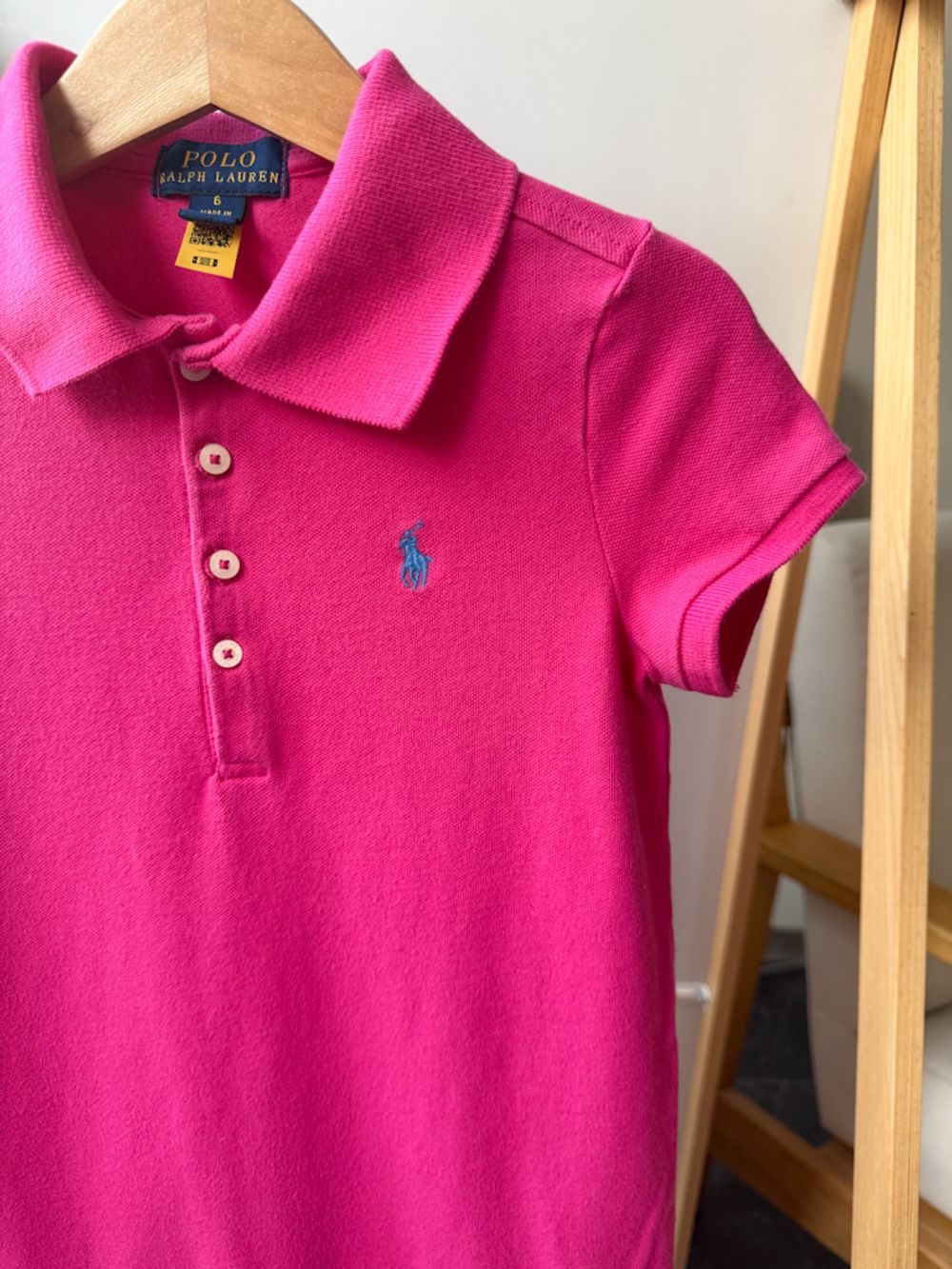 Хлопковое платье-поло Polo Ralph Lauren, 116