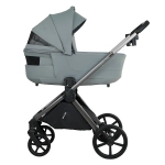 Коляска 2 в 1 Pituso Teffy Blue Tea шасси Graphite