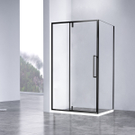 Душевой уголок Vincea Слим-Н (Slim-N) VSR-4SNP1012CLB, 1200*1000, черный, стекло прозрачное