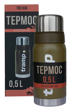 Термос Expedition line 0,5 л Tramp TRC-030-6050 оливковый