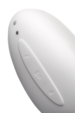Вакуум-волновой бесконтактный стимулятор клитора Satisfyer Vulva Lover 2, силикон, белый