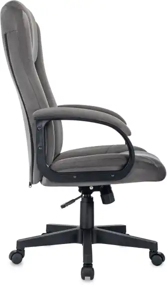 Кресло руководителя Бюрократ CH-800 Fabric темно-серый крестов. пластик