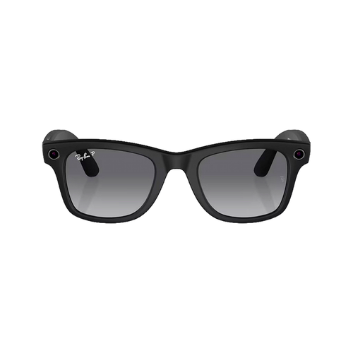 Умные очки Ray-Ban Wayfarer Matte Black / Polar Gradient Graphite, 155-53 (RW4006)