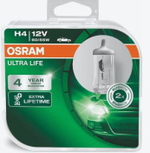 Автолампа H4 12V 60/55W P43t Osram  + 60% 2600К Fog Breaker Yellow (62193FBR-HCB_ DuoBox) к-т ORIGIN
