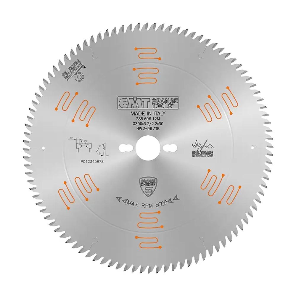 Диск пильный 300x30x3,2/2,2 5° 15° ATB Z=96 CMT 285.696.12M