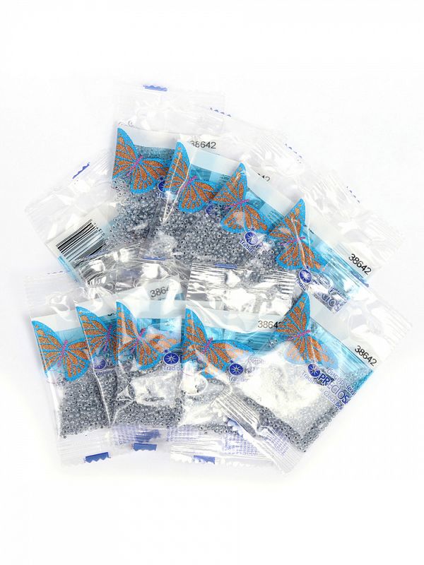 Бисер Preciosa 10/0 (2.3 мм), 50 г (10х5 г), цв. 38642, PR.38642