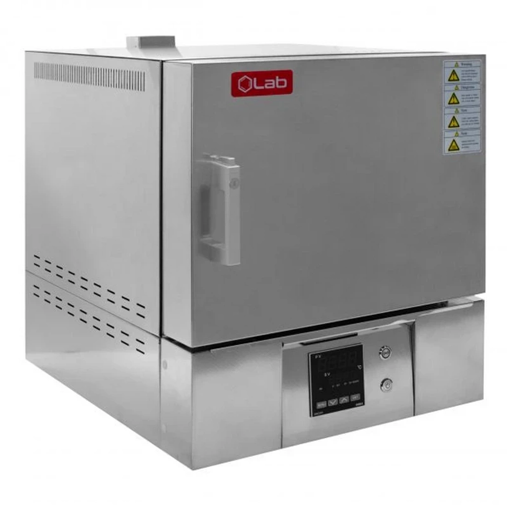 Печь Муфельная с корпусом из нержавеющей стали MFF-C12AS Optimum, 12 л, до +1200°C, Цифровой PID регулятор