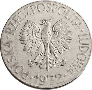 10 злотых 1972 Польша Тадеуш Костюшко