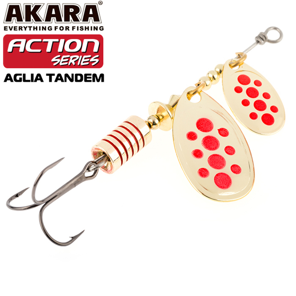Блесна вращающаяся Akara Action Series Aglia Tandem 2/4 11 гр. 2/5 oz. A04