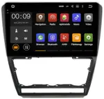 Магнитола для Skoda Octavia A5 2004-2013 (серебро/черный) - AIROC 2K RX-3202 Android 13, Быстрая, QLed+2K, CarPlay, SIM-слот