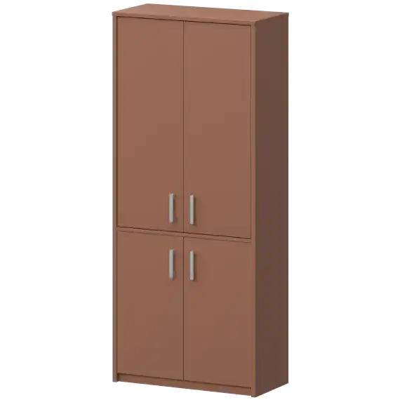 Шкаф комбинированный закрытый А-310/А-610 Терракота 770x370x2000 Арго