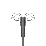 Кронштейн OXOR-SB2-2 BLACK (Arlight, Сталь)