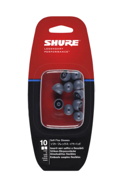 Shure EASFX1-10L (серый) комплект сменных втулок для внутриканальных наушников, размер L, 5 пар