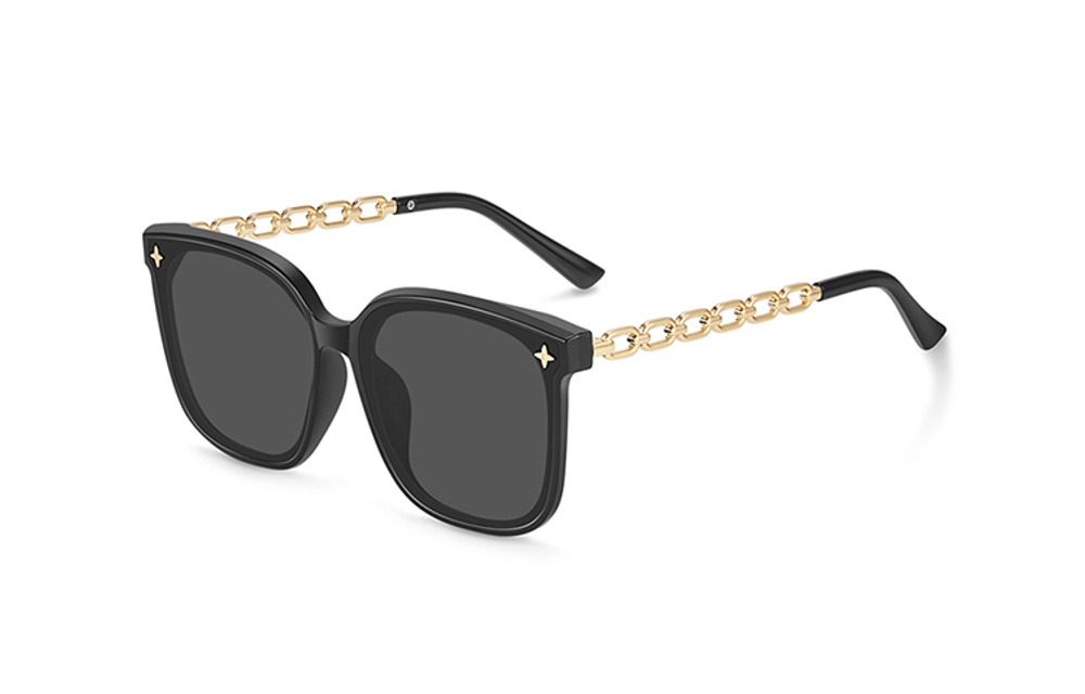 LILY&LOTTY PC Square Sunglasses Unisex Black